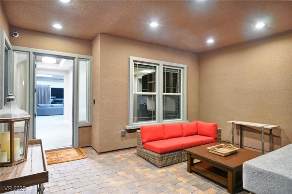 Interior, Living room, Recessed Lighting
