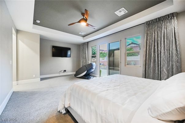 Bedroom, Interior, Recessed Lighting