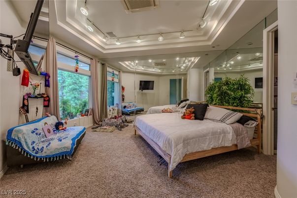 Bedroom, Interior, Recessed Lighting