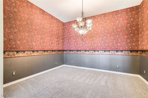 Chandelier, Empty room, Interior