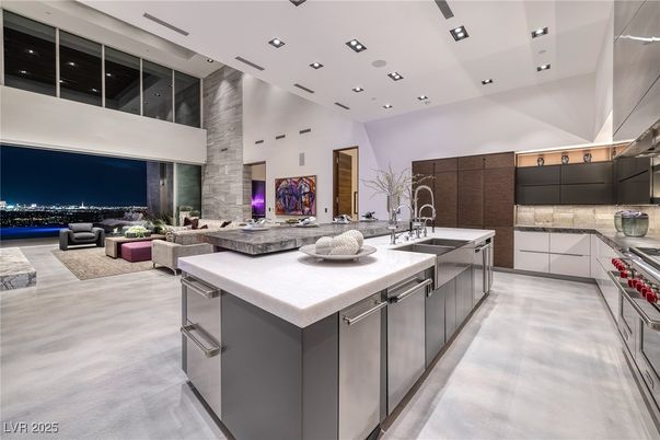 Interior, Kitchen, Living room, Recessed Lighting, Stainless Steel Appliances