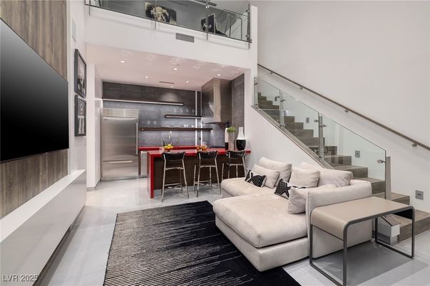 Interior, Kitchen, Living room, Recessed Lighting, Stainless Steel Appliances