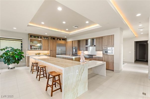 Interior, Kitchen, Recessed Lighting, Stainless Steel Appliances