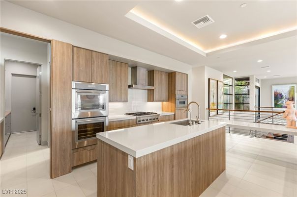 Interior, Kitchen, Recessed Lighting, Stainless Steel Appliances