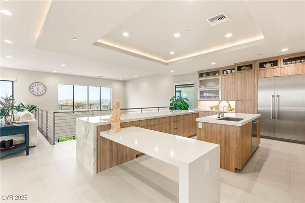 Interior, Kitchen, Recessed Lighting, Stainless Steel Appliances