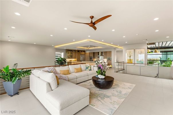 Interior, Kitchen, Living room, Recessed Lighting
