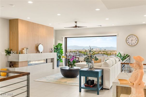 Fireplace, Interior, Living room, Recessed Lighting