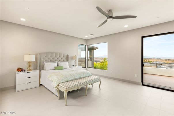Bedroom, Interior, Recessed Lighting