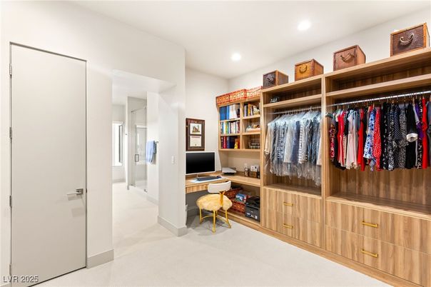 Home Office, Interior, Recessed Lighting, Walk-in Closets