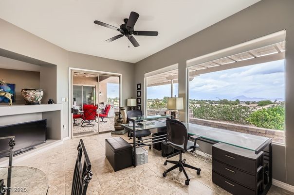 Fireplace, Home Office, Interior