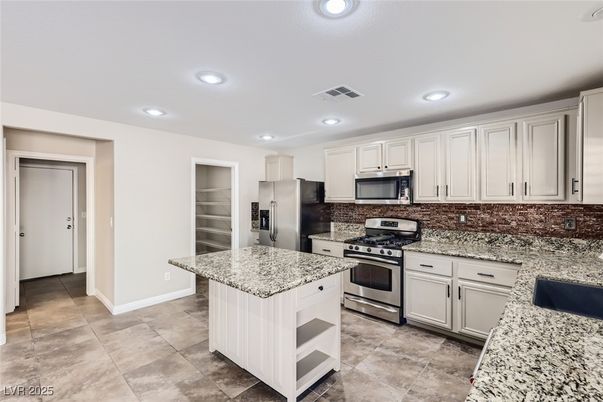 Interior, Kitchen, Recessed Lighting, Stainless Steel Appliances