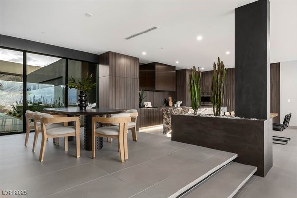 Dining room, Interior, Recessed Lighting