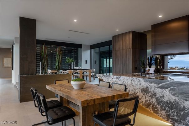 Dining room, Interior, Recessed Lighting