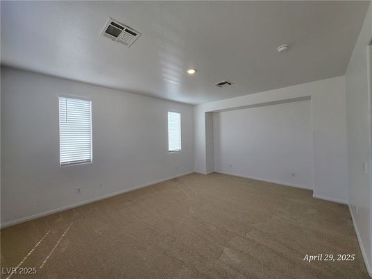 Empty room, Interior, Recessed Lighting