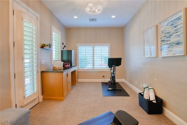 Fitness Equipment, Interior, Recessed Lighting