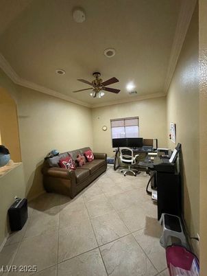 Home Office, Interior, Recessed Lighting