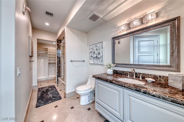 Bathroom, Interior, Recessed Lighting, Walk-in Closets