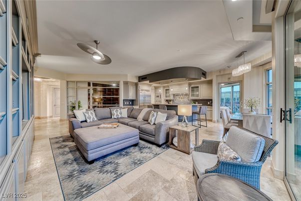 Dining room, Interior, Kitchen, Living room, Pendant Lights, Stainless Steel Appliances
