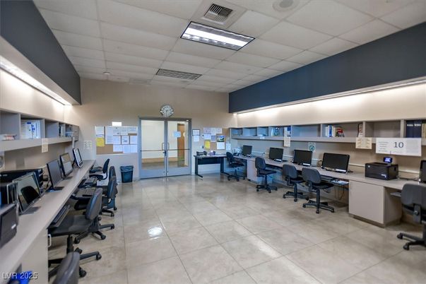 Home Office, Interior, Recessed Lighting