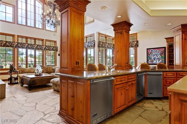 Chandelier, Interior, Kitchen, Living room, Recessed Lighting