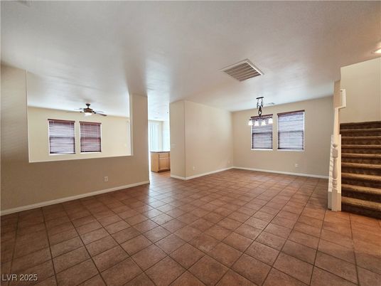 Empty room, Interior, Pendant Lights