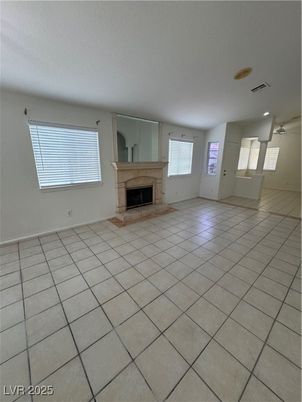 Empty room, Fireplace, Interior, Recessed Lighting
