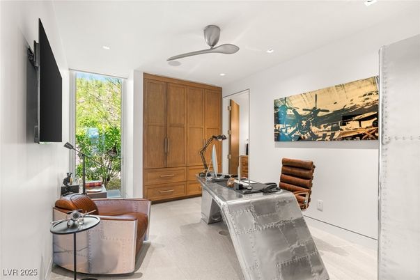Home Office, Interior, Recessed Lighting