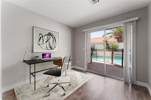 Home Office, Interior, Wood Texture Flooring