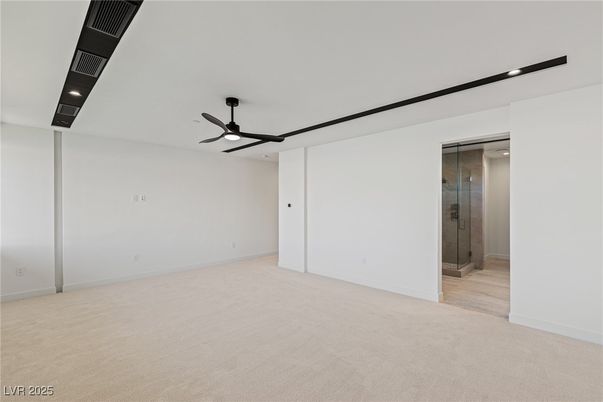 Empty room, Interior, Recessed Lighting