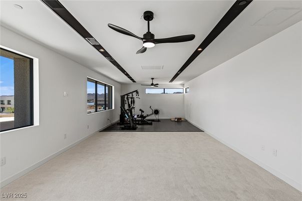 Fitness Equipment, Interior, Recessed Lighting