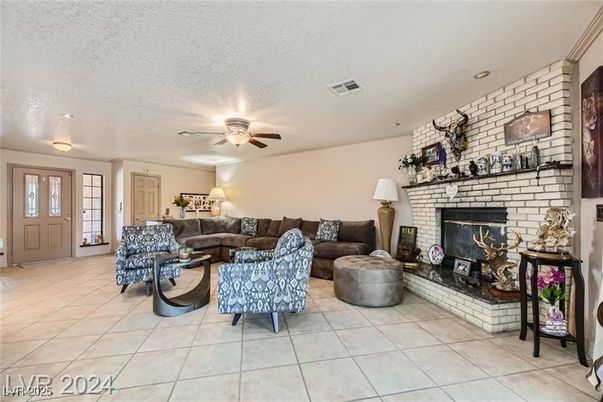 Fireplace, Interior, Living room, Stone Walls