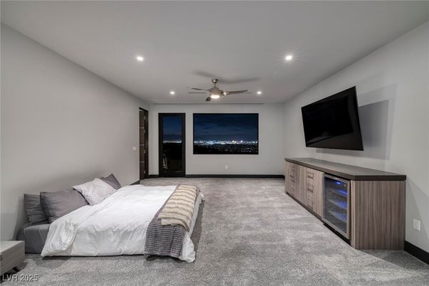 Bedroom, Interior, Recessed Lighting