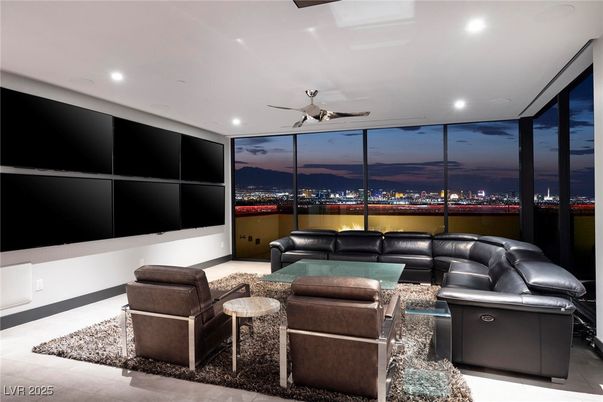 Interior, Living room, Recessed Lighting