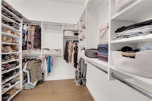 Interior, Walk-in Closets, Wood Texture Flooring