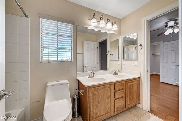 Bathroom, Dual Sink Vanities, Interior, Wood Texture Flooring