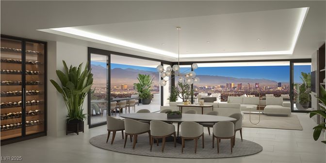 Dining room, Interior, Living room, Pendant Lights, Recessed Lighting