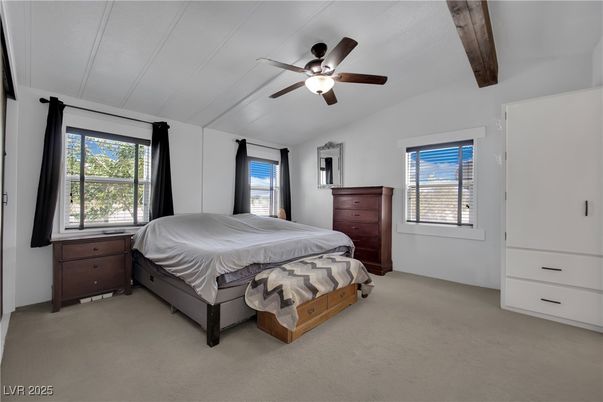 Bedroom, Interior, Wooden Beams