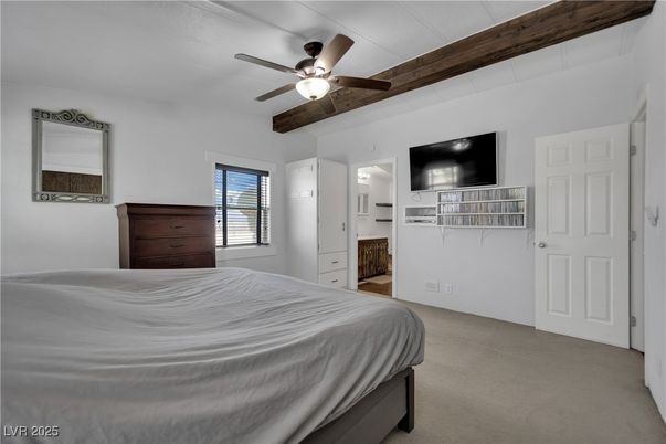Bedroom, Interior, Wooden Beams