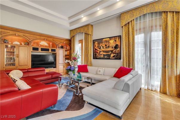 Interior, Living room, Recessed Lighting