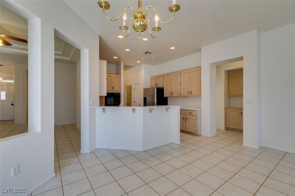 Chandelier, Interior, Kitchen, Recessed Lighting