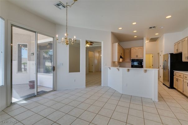 Chandelier, Interior, Kitchen, Recessed Lighting