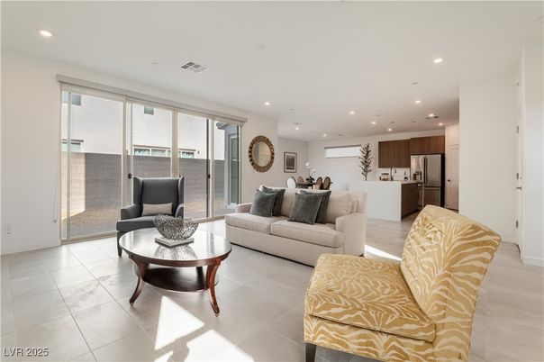 Dining room, Interior, Kitchen, Living room, Recessed Lighting