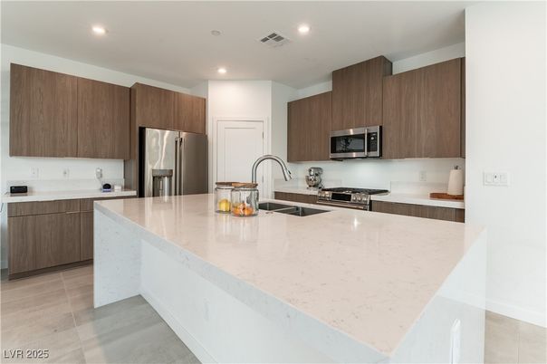 Interior, Kitchen, Recessed Lighting, Stainless Steel Appliances