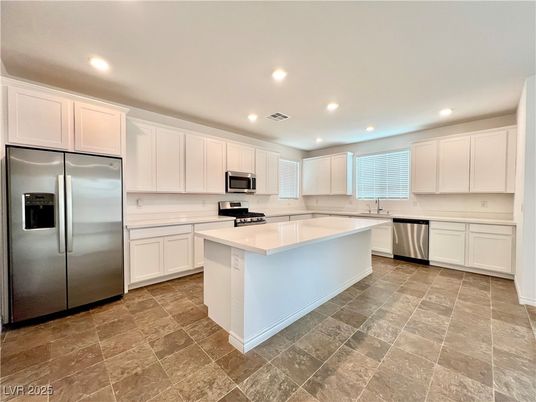 Interior, Kitchen, Recessed Lighting, Stainless Steel Appliances