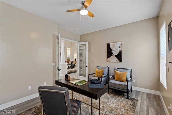 Home Office, Interior, Wood Texture Flooring