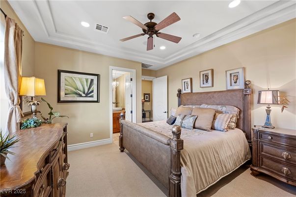 Bedroom, Interior, Recessed Lighting