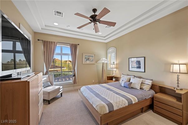 Bedroom, Interior, Recessed Lighting