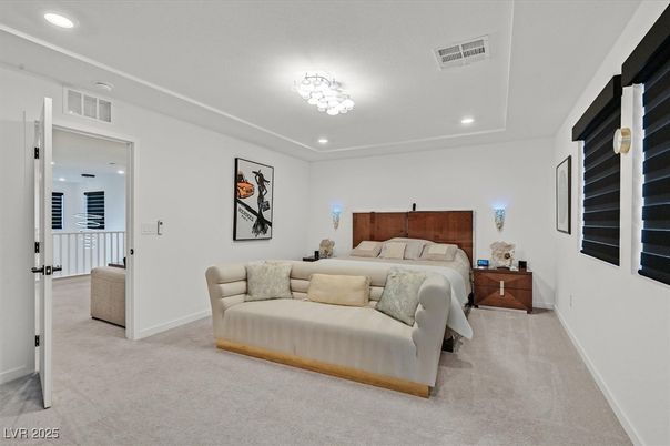 Bedroom, Interior, Recessed Lighting