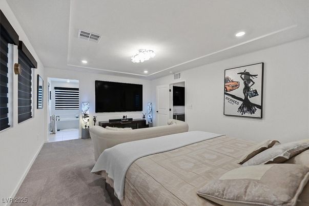 Bedroom, Interior, Recessed Lighting