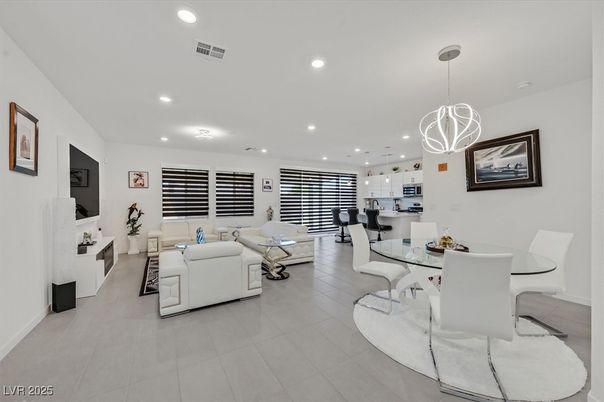 Dining room, Interior, Kitchen, Living room, Pendant Lights, Recessed Lighting